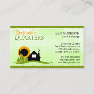 Cottage Lodge Vacation Retreat Bed and Breakfast Business Card