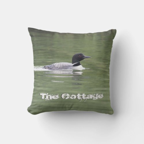 Cottage Loon Reversible Pillow