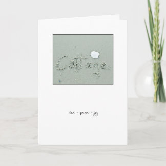 Cottage Love - Peace - Joy Holiday Card
