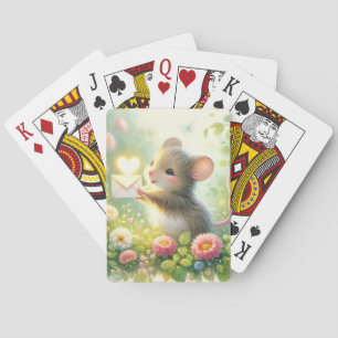 Cottage Mouse Love Letter Meadow Poker Cards