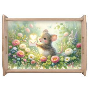 Cottage Mouse Love Letter Meadow Serving Tray