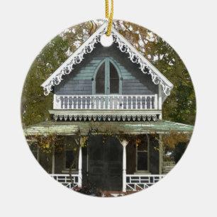 Cottage on Martha's Vineyard Ceramic Ornament