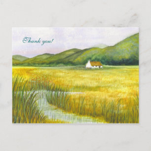 "Cottage on the Fens" Thank you! Postcard