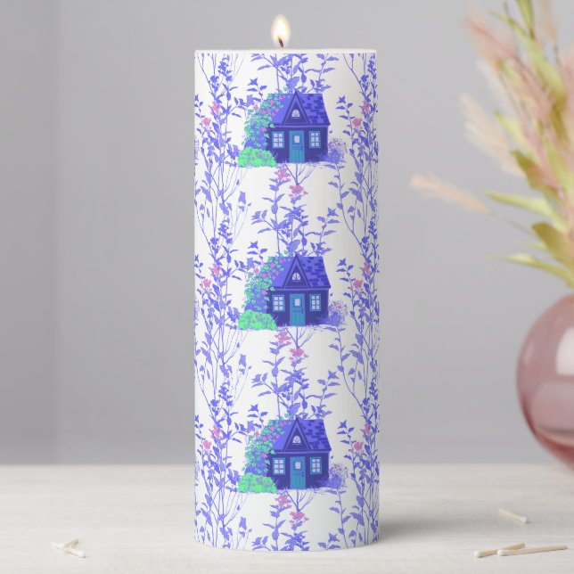 Cottage Pillar Candle (In Situ)