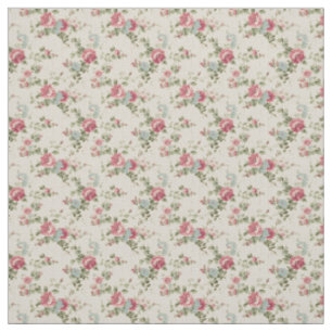 Cottage Rose Shabby Chic Elegance Fabric