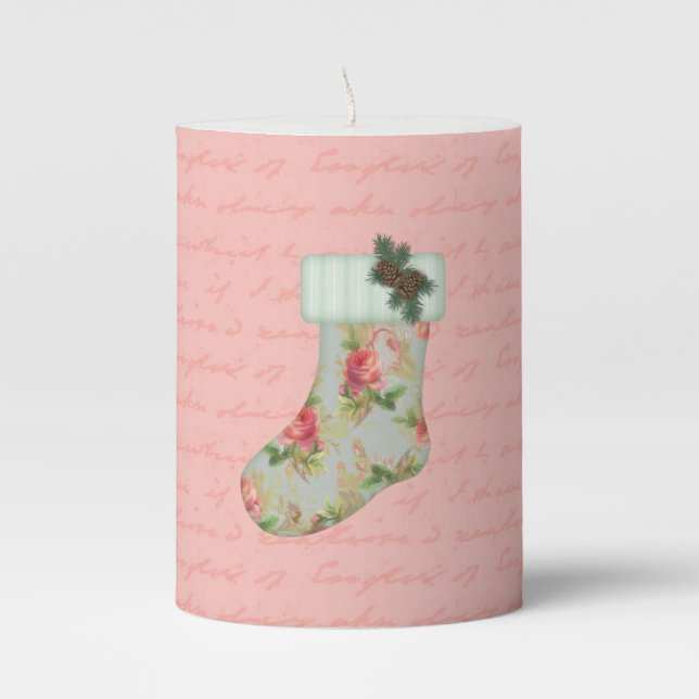 Cottage Stocking Candle (Front)