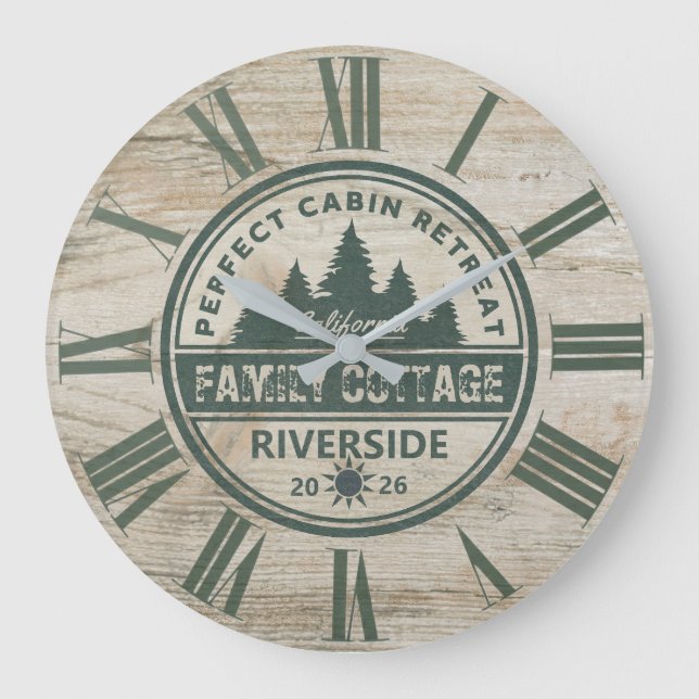 Cottage Time Large Clock (Front)