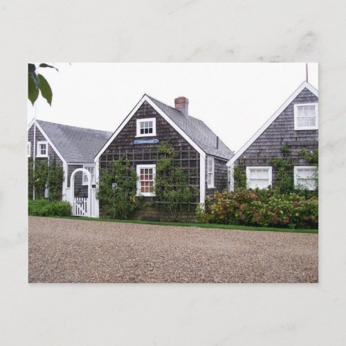 Cottage Trio Postcard