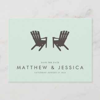 Cottage Wedding Save the Date // Postcard