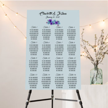 Cottage Wedding Suite 16 Seating Table Party Poster by Ohhhhilovethat at Zazzle