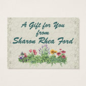 Cottage Window Gift Card - SRF (Back)