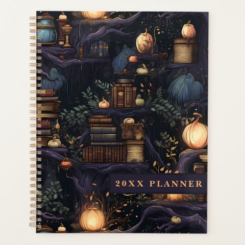 Cottage Witch Library Bookshelf Planner _ Tree