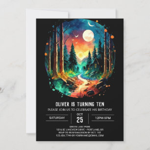 Cottagecore Adventure Awaits Magic Birthday Invitation