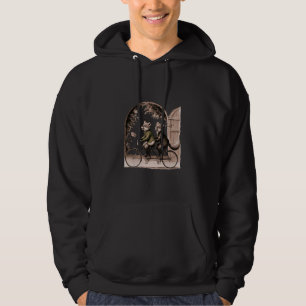 Cottagecore Aesthetic Cute Bicycle Animals Hoodie
