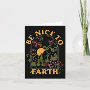 Cottagecore Aesthetic Earth Day Save Planet Enviro Card