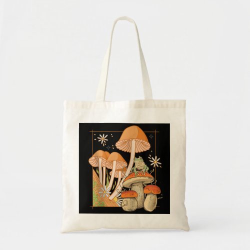 Cottagecore Aesthetic Fairycore Mushrooms Goblinco Tote Bag