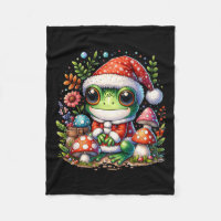 Cottagecore Aesthetic Frog Christmas Mushroom Men