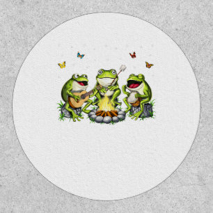Cottagecore Aesthetic Frogs Camping Forest Goblinc Patch