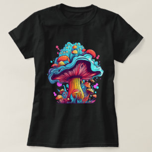 Cottagecore Aesthetic Fungi Mushroom Mycology T-Shirt