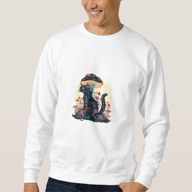 Cottagecore Aesthetic Goblincore Mushroom Fairycor Sweatshirt (Front)