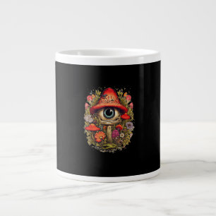 Cottagecore Aesthetic Mushroom Goblincore Design Giant Coffee Mug