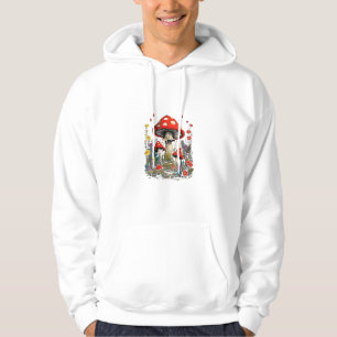 Cottagecore Aesthetic Mushroom Goblincore Minimal  Hoodie