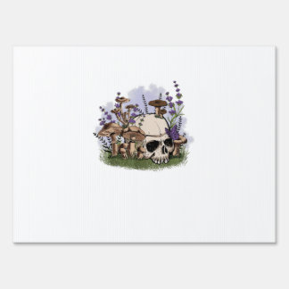 Cottagecore Aesthetic Mushroom Man Goblincore Fant Sign