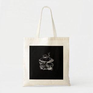 Cottagecore Aesthetic Mushroom Snail Fungi Goblinc Tote Bag