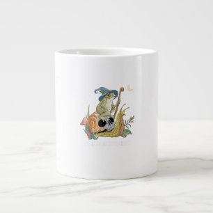 Cottagecore Aesthetic Witch Frog Snail Mushroom Go Giant Coffee Mug
