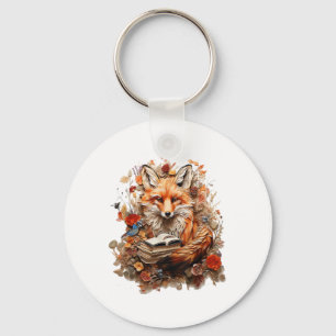 Cottagecore Aesthetic With Book Cute Goblincore Keychain