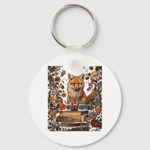 Cottagecore Aesthetic With Book Cute Goblincore Mi Keychain