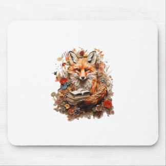 Cottagecore Aesthetic  With Book Cute Goblincore Mouse Pad