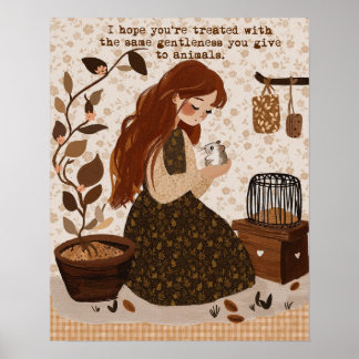 Cottagecore Animal Lover Wall Art