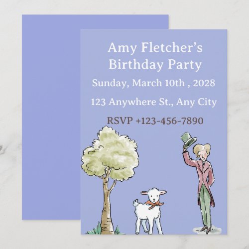 Cottagecore Birthday Invitation girls