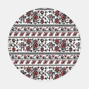Cottagecore Botanical Floral Pattern Coaster Set