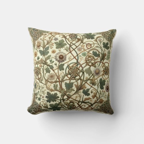 Cottagecore Celtic Knot Emerald Garden 