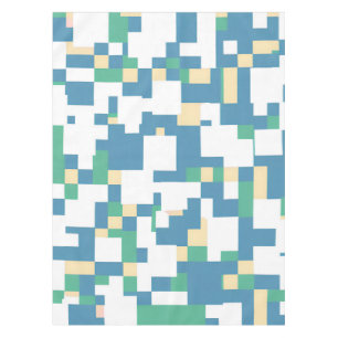 Cottagecore Checkered Pastel Spring Dining Tablecloth