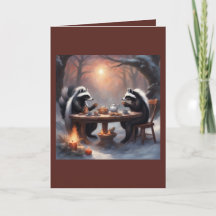 Cottagecore Christmas Tea with the Skunks