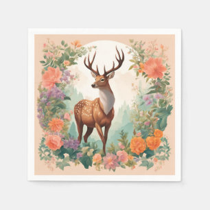 Cottagecore Cute Deer Napkins