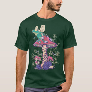 Cottagecore Esthetic Mushroom Fairycore Fungi Fro T-Shirt