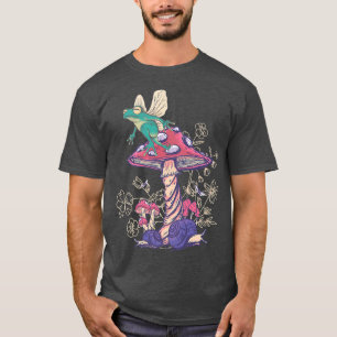 Cottagecore Esthetic Mushroom Fairycore Fungi Fro T-Shirt