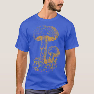 cottagecore fairy grunge mushrooms mens womens gra T-Shirt