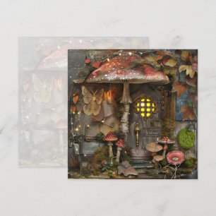 Cottagecore Fairy Moth Welcome Scrapbook Journal Invitation