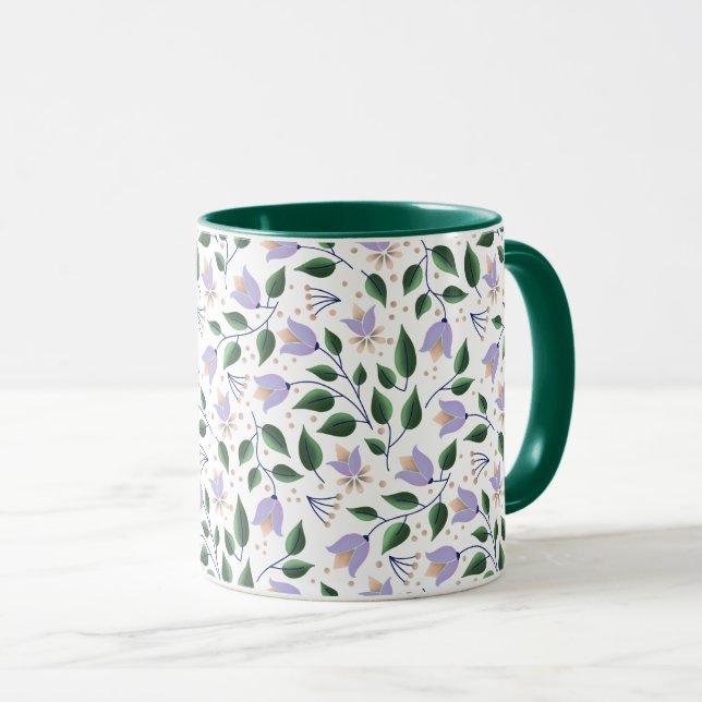 Cottagecore Floral Cozy Mug (Front Right)