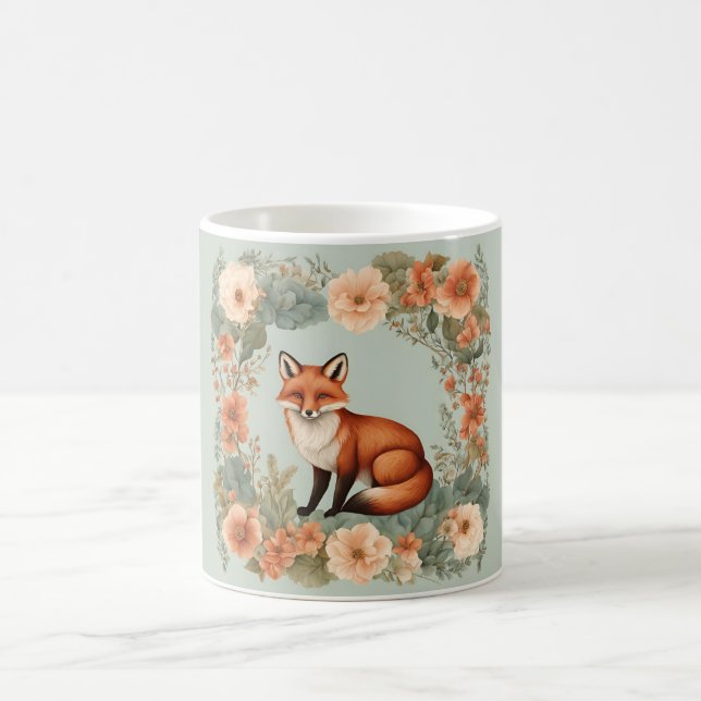 Cottagecore Fox Coffee Mug (Center)