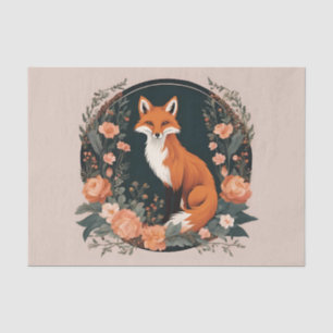 Cottagecore Fox Decoupage Tissue Paper