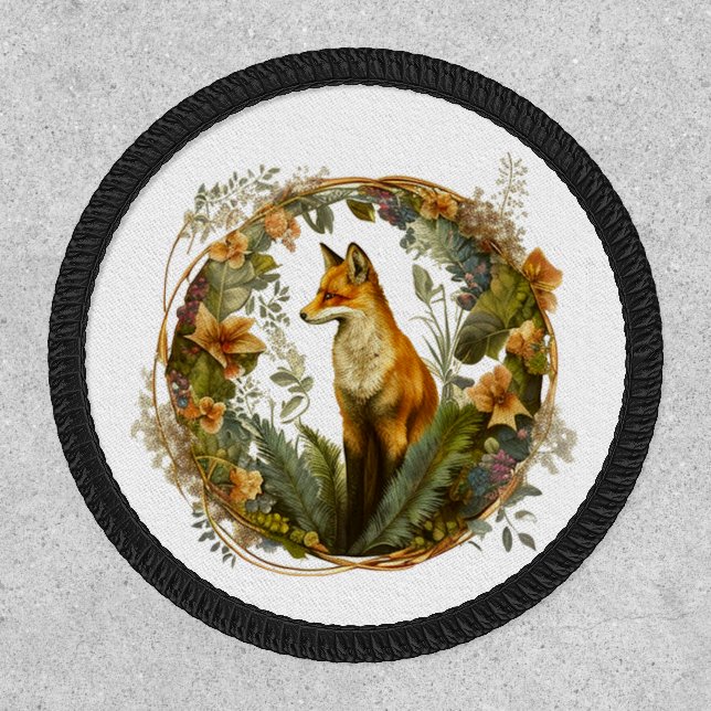 Cottagecore Fox Vintage Patch (Front)