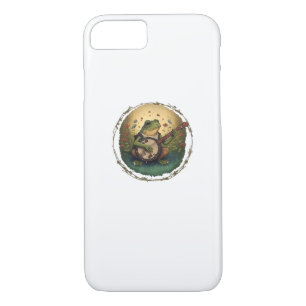 Cottagecore Frog Playing Banjo Goblincore Aestheti iPhone 8/7 Case