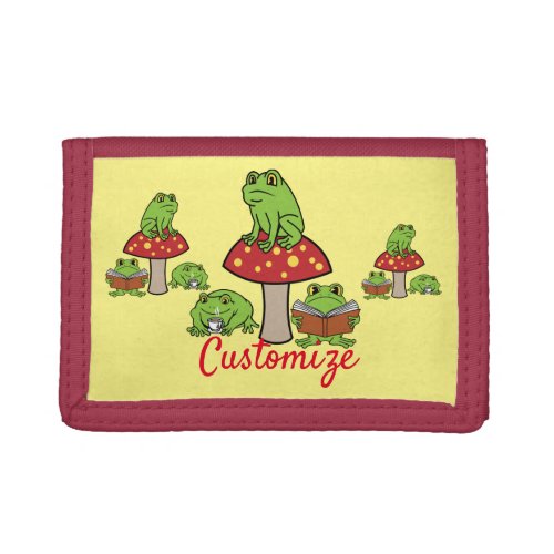 Cottagecore Frogs Thunder_Cove Trifold Wallet