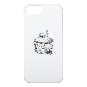 Cottagecore Goblincore Mushroom Snail iPhone 8/7 Case